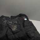 Tommy Hilfiger mens Hooded Puffer With Patch Pockets (Large, Black)