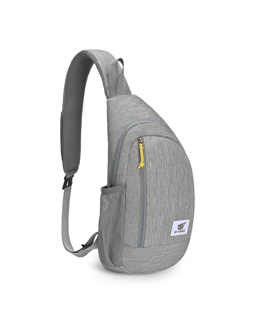 SKYSPER Sling Bag RFID Crossbody Sling Backpack Cross Body Shoulder Travel Bag Hiking Daypack for Women Men(Darkgrey)
