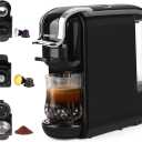 Espresso Machine for Nespresso Capsule, Lavazza Blue & Expert Capsule, Coffee Powder, 19 Bar Pump Pressure Makes Authentic Espresso Coffee, Mini Espresso Coffee Maker with Removable Water Tank.