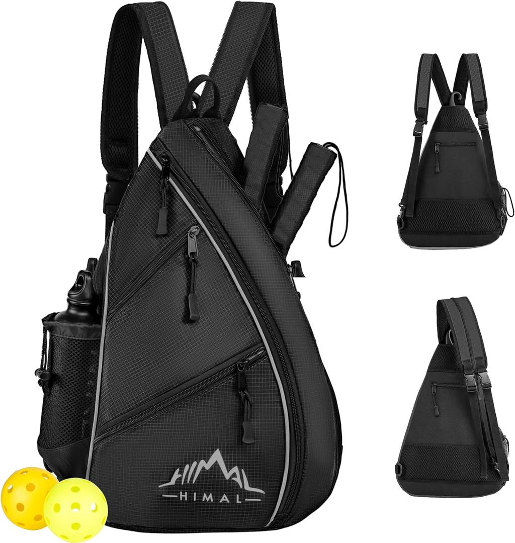 Himal Pickleball Bag Adjustable, Pickleball Backpack with Water Bottle Holder for Men and Women