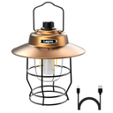 Lepro Vintage LED Camping Lantern Rechargeable, Power Bank, Christmas Decorations, Retro Style, Classic Railroad Lantern with Dimmable Control, Portable Hanging Tent Light for Camping, Power Outages