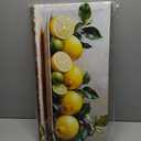 ANRUOXI Lemon Wall Art, Lemon Art Pictures for Kitchen, Fruit Painting Artwork for Dining Room Living Room, Farmhouse Citrus Canvas Painting Rustic Framed Ready To Hang 12x24''