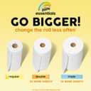 Bounty Essentials Select-A-Size Paper Towels, White, 2 Triple Rolls = 6 Regular Rolls (Packaging May Vary)