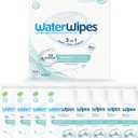 WaterWipes Sensitive+ On The Go Wipes, 3-In-1 Cleans, Cares, Protects, 99.9% Water, Unscented & Hypoallergenic Wet Wipes, 224 Count (8 Packs)