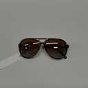livho Trendy Polarized Aviator Sunglasses Women Men, Retro Sun Glasses for Women Men 2025, Oversized UV Protection Shades (Dark Brown Tortoise/ Brown)