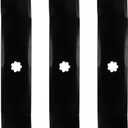 Lawn Mower Medium Lift Blades Replace for Craftsman John Deere 54 inch Deck GX21380 GY20679 GY20684 GY20686 D170 G110 190C LA150 3 Pack
