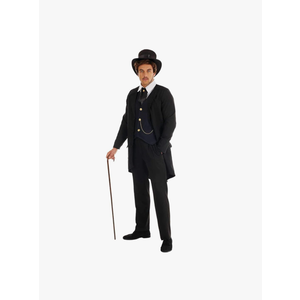Fun Shack Mens Victorian Suit with Tailcoat Size Large