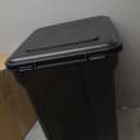 IRIS USA 58 Lbs / 67 Qt WeatherPro Airtight Pet Food Storage Container with Attachable Casters, For Dog Cat Bird and Other Pet Food Storage Bin, Keep Fresh, Easy Mobility, BPA Free, Smoke (1 Count (Pack of 1))