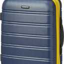 Rockland Melbourne Hardside Expandable Spinner Wheel Luggage, Navy, Carry-On 20-Inch