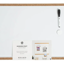 Modern Pinit Magnetic Dry Erase Board Frame, 16x20