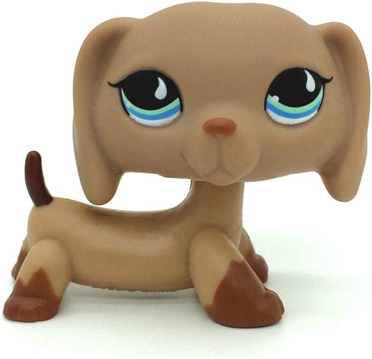 Rare Mini Pet Toys #518 Puppy Dog Dachshund Brown Animal Figure