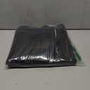 BEQHAUSE 24x36 Inch Kitchen Rug Mat Durable Kitchen Rugs Non-Slip Washable Absorbent Kitchen Mats for Floor Dirt-Resistant Semicircular Kitchen Mat (Black)