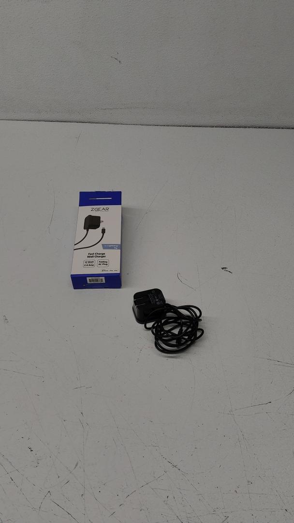 ZGEAR (12W) 8-Pin Wall Charger - Black (WC-APP8PNM2A)