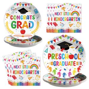 Grencian 200 Pcs Preschool Graduation Decorations for Kids, Serves 50