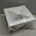 FEITON 90 CFM Bathroom Fan Exhaust Fan Ceiling Mount, 25W, 110V, 0.95 Sones, Square Quiet Ventilation, 4-in Duct, 8" x 8" Mounting Hole