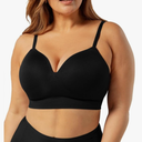 Truekind Bras for Women No Underwire, Seamless Bra, Plus Size Adjustable Bralette, Wireless Bras for Women, XL