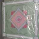 Floating Mahjong Table for Pool, 19x19 Inch Floral Game Float Board