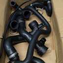 Radiator Coolant Water Hose Pipe Kit(7 Hoses) Compatible with E90 128i /325i /325xi /328xi /328i /328i xDrive 2006-2013 N51 Engine Replace 11537545890 1712761851 17117524710