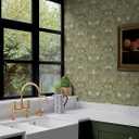 NuWallpaper x Chris Loves Julia Melograno Moss Peel and Stick Wallpaper, Removable Wallpaper, 20.5 in x 18 ft