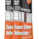 Viomis Shoe Repair Adhesive Kit - Waterproof Clear Super Strong Transparent Glue for Sneakers, Boots, Leather, Handbags, Soles, Heels (15ml 2Pack)