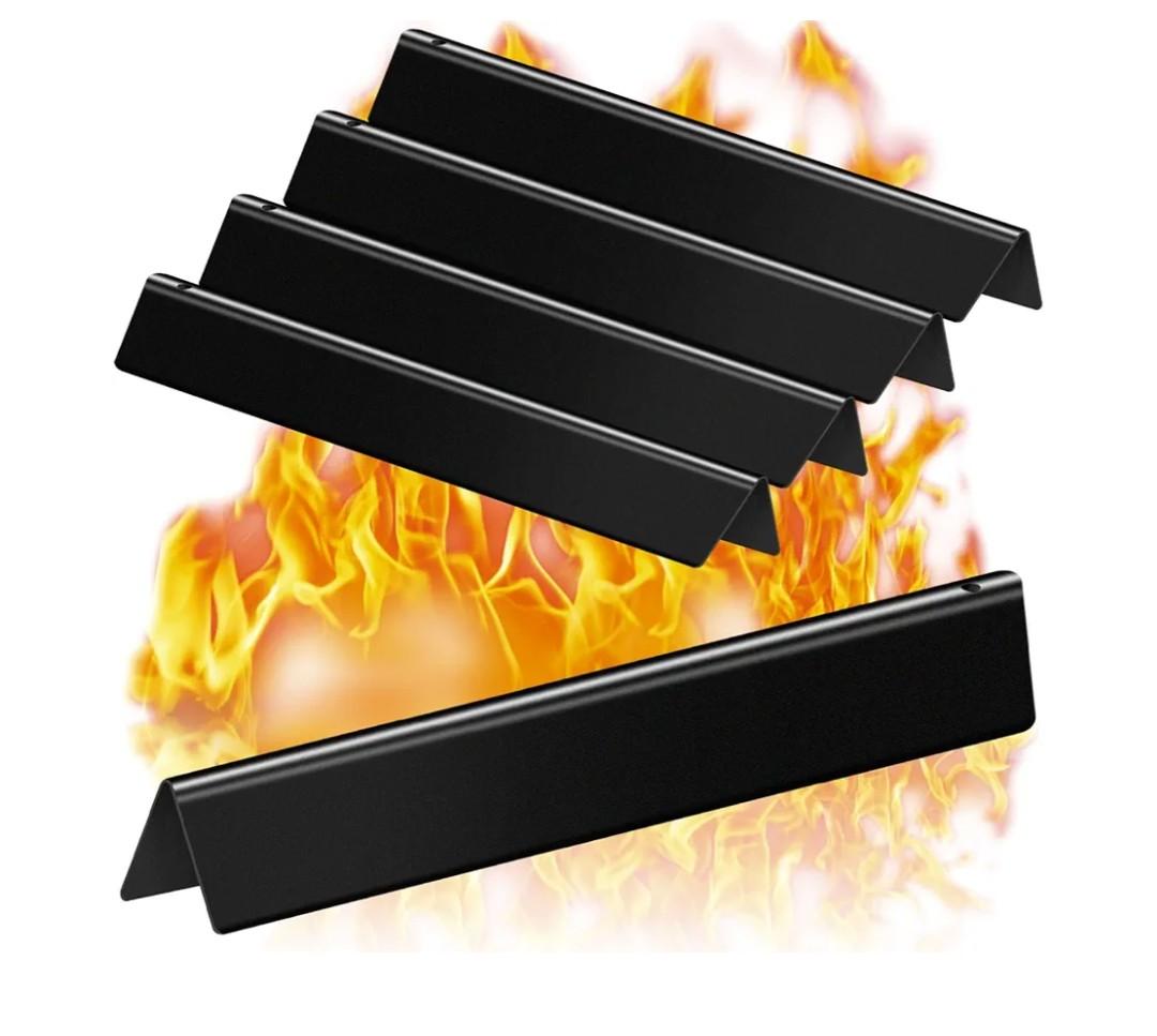 21.5 Inch Flavorizer Bars for Weber Spirit Grill Parts Spirit 200 220 500 S210 E210 Grill Parts with Side Control, Genesis Silver A Grill Parts Flavor Bars for Weber 7534 7535 65902, 5 Pcs