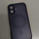 TOCOL Magnetic for 16 Blue Case, Upgraded Full Camera Protection, Compatible with Magsafe, Drop Protection, Translucent Matte Back Bumper Phone Cover 6.1-InchBlue