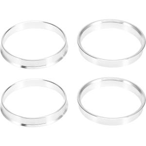 X AUTOHAUX 4pcs OD 64.1mm to ID 60.1mm Aluminium Alloy Car Hub Centric Rings Wheel Bore Center Spacer