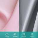 Biloban Crib Sheets Girl Fitted, 2 Pack Crib Sheet Fits for Standard Crib Mattress, Neutral Toddler Bed Sheets for Baby Boys, Grey & Pink, 52X 28