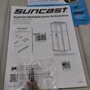 Suncast Vertical Outdoor Storage Shed with All-Weather Construction, Vanilla