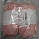 3 Skeins Velvet Chunky Yarn, Chenille Yarn for Crocheting and Hand Knitting, Blanket Yarns for Making Scarves and Knitting Projects - Amigurumi Crochet Yarn (33.5oz, 387.5yds) (Cherry Blossom Pink)
