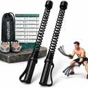 WITSPARKLLE 2PCS Ropeless Battle Ropes for Home Gym, Portable Cordless Workout Ropes with Gloves, Bag & Tutorial, Low-Impact HIIT Fitness Equipment for Full Body Cardio and Strength
Training