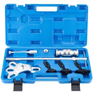 Rear Axle Bearing Remove Puller Tool Kit Bearing Remover Set with Slide Hammer Yoke and 3 Adapters, 1" to 2-7/8" IDs