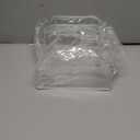 SANRUI 4 Compartments Mail Organizer Letter Holder for Desk ,Vertical Letter Holder,File Sorter Acrylic Desk Organizer Office Supplies,Clear