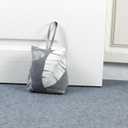 Cute Decorative Weighted Door Stopper, Trapezium Fabric Door Stop with Handle Heavy Duty Door Floor Stop for Home Office Bedroom Living Room