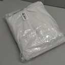 LiBa Bathroom Shower Curtain - Waterproof Plastic Shower Curtain Premium PEVA Non-Toxic with Rust Proof Grommets White 8G Heavy Duty Bathroom Accessories 72x96