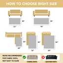 H.VERSAILTEX Non Slip Pet Couch Cover Chenille Dog Bed Protector Thick Soft Sofa Slipcover Pet Friendly Washable Couch Cushion Covers for Pets (30" x 53", Taupe)