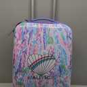 NAUTICA Kids Luggage - 18" Airline Approved Rolling Hardside Upright Carry-on Suitcase with Wheels (Pastel Shell)