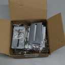 10 Pairs | Rear Mounting Brackets for Face Frame Cabinets - Compatible with HBL' 1.77 Inch (45mm) Width Drawer Slides, 0 to 3.5 Inch Adjustable. (Silver)