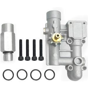 16031 Pressure Washer Manifold Kit Fit for Briggs Stratton, with 4 Bolt Power Pressure Washer Pumps 190627GS 190574GS 020228