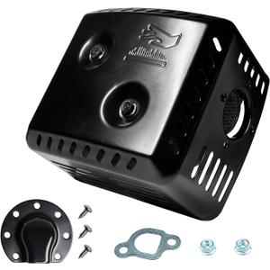 JMCHstore Exhaust Muffler For Coleman CT200U BT200X KT196, Silencer for Baja MB165 MB200 Doodlebug Mini Bike, Axis M200, Mini Bikes 212CC, Hisun 196cc Engine, Go Karts