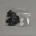 Honoson 8 Pcs Self Adhesive Caster Wheels Appliance Rollers Appliance Sliders for Kitchen 360 Swivel Universal Wheel Mini Small Kitchen (Black with 1 Steel Ball Style)