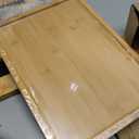 2 Pack Couch Arm Tray,Bamboo Folding Sofa Tray,Sofa Armrest Trays Clip-On Couch Desk for Drinks,Snacks,Phone,Remote ControlNatural