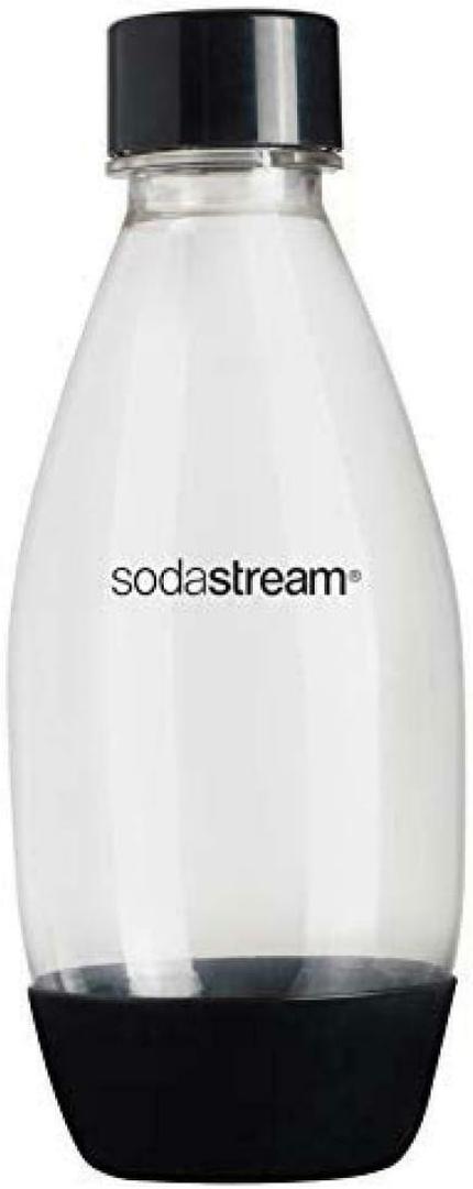 sodastream 0.5L Slim Black Carbonating Bottles (Pack of 2)