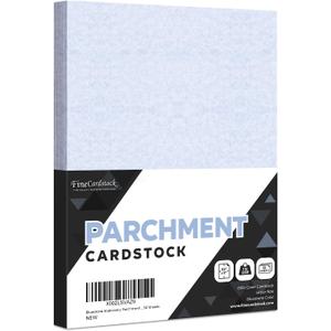 Bluestone Stationery Parchment Recycled Paper | 65Lb Cover Cardstock | 8.5 x 11 Inches | 50 Sheets Per Pack