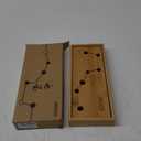 Seven Stars Bamboo Tea Tray 11.8x4.84x1.38in Gongfu Tea Tray Chinese Tea Set Japanese/Chinese Gongfu Tea Table Home Furnishing Serving Water Storage Bamboo Tea Table