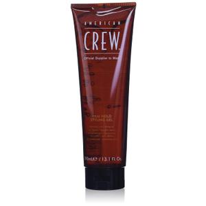 American Crew Men's Hair Gel, Firm Hold, Non-Flaking Styling Product, 13.1 fl oz