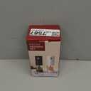 CIRCLE JOY Electric Salt and Pepper Grinder Set Rechargeable Salt and Pepper Mills with 6-Level External Adjustable Coarseness, White LED Light and Storage Base, Black & White