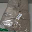 Genina Waterproof Seat Covers for Dining Room Chair Covers Waterproof Dining Chair Covers (6 PCS-Rear-gapped, Taupe)