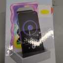 Wavy LED Light & Mirror Phone Holder