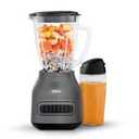 Oster Easy-to-Clean Blender with Dishwasher-Safe Glass . Blend-n-Go Cup: 700W, 8 Speeds, Smoothie Blender